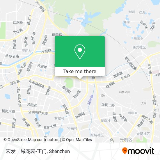 宏发上域花园-正门 map