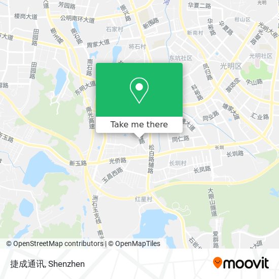 捷成通讯 map