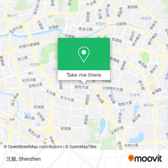 北极 map