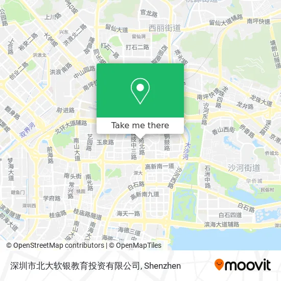 深圳市北大软银教育投资有限公司 map
