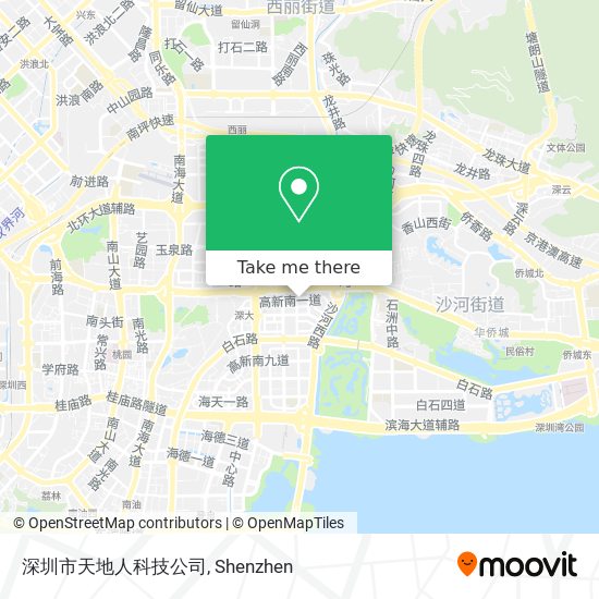 深圳市天地人科技公司 map