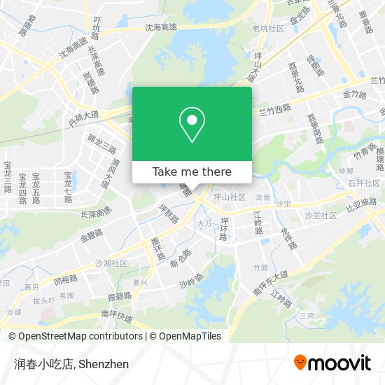 润春小吃店 map
