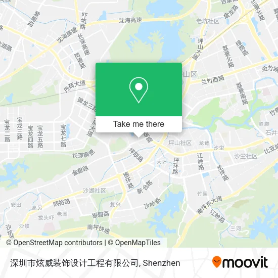 深圳市炫威装饰设计工程有限公司 map