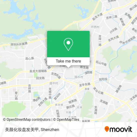 美颜化妆盘发美甲 map
