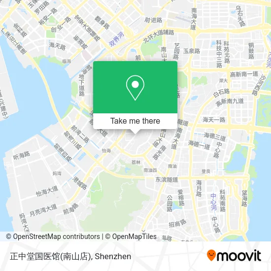 正中堂国医馆(南山店) map