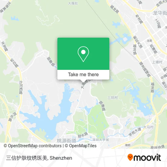 三信护肤纹绣医美 map