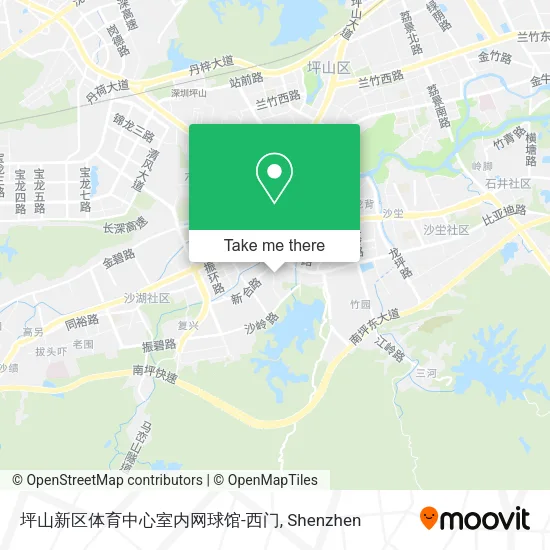 坪山新区体育中心室内网球馆-西门 map