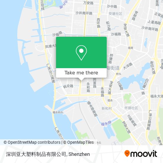 深圳亚大塑料制品有限公司 map