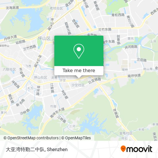 大亚湾特勤二中队 map