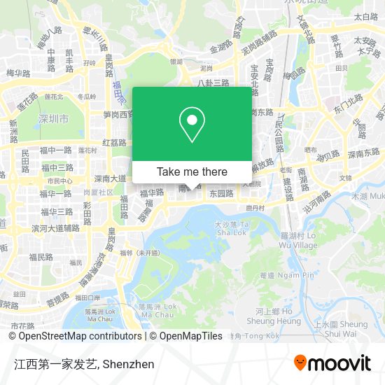 江西第一家发艺 map