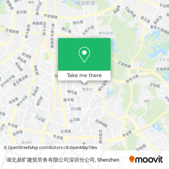 湖北鼎旷建筑劳务有限公司深圳分公司 map