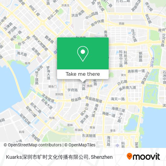 Kuarks深圳市旷时文化传播有限公司 map