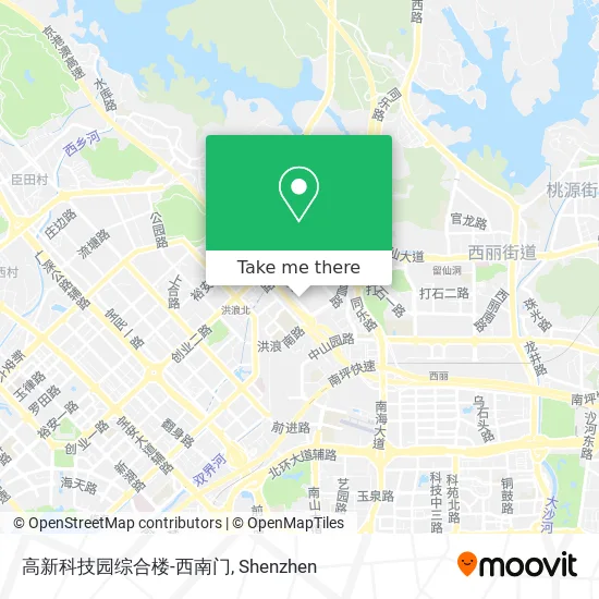 高新科技园综合楼-西南门 map