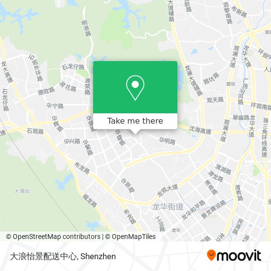 大浪怡景配送中心 map
