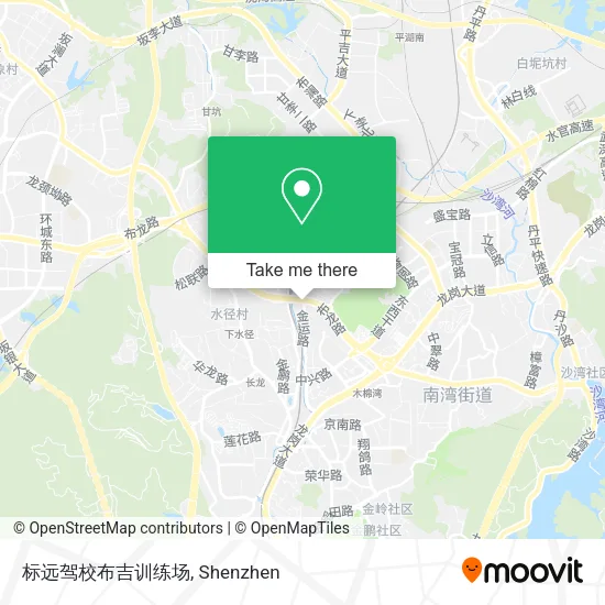 标远驾校布吉训练场 map