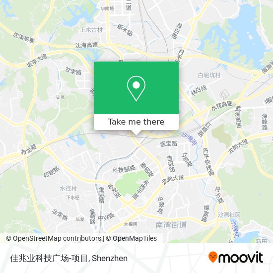 佳兆业科技广场-项目 map
