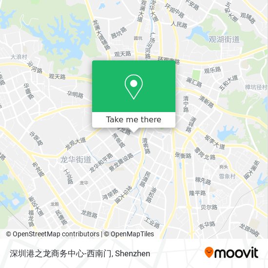 深圳港之龙商务中心-西南门 map