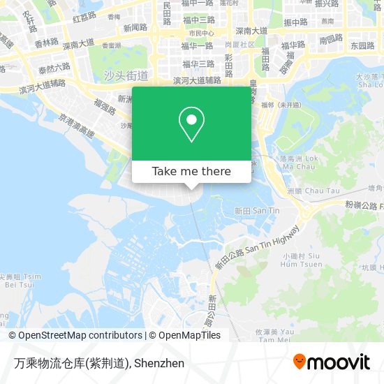 万乘物流仓库(紫荆道) map