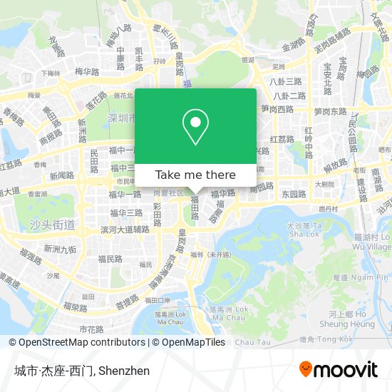 城市·杰座-西门 map