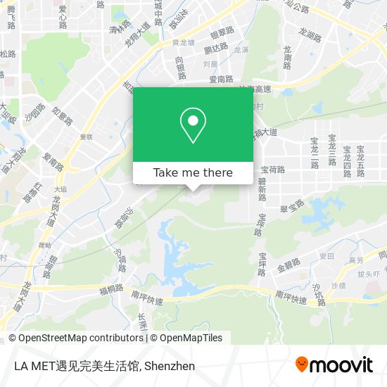 LA MET遇见完美生活馆 map