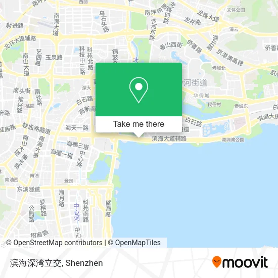 滨海深湾立交 map