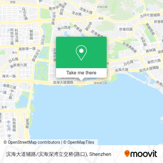 滨海大道辅路/滨海深湾立交桥(路口) map