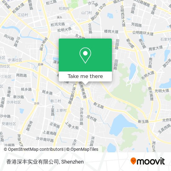 香港深丰实业有限公司 map