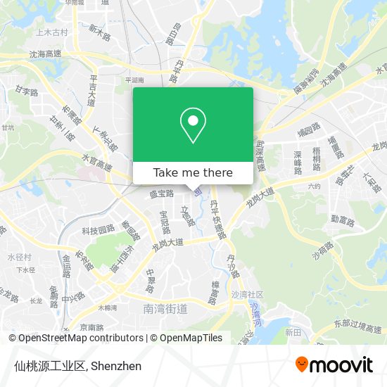 仙桃源工业区 map