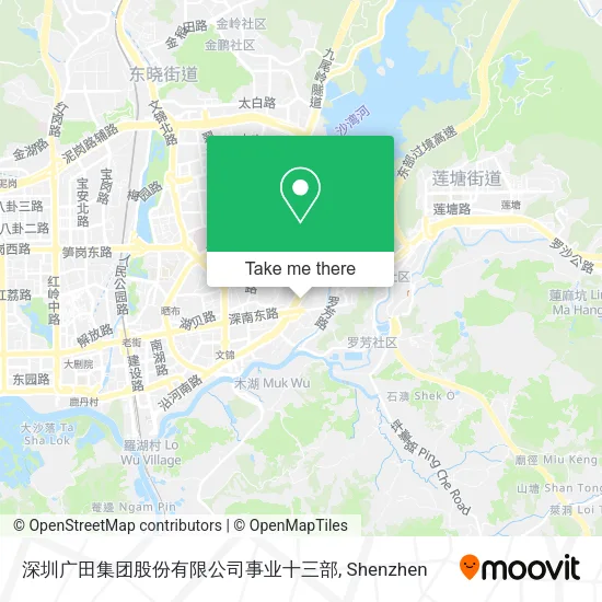 深圳广田集团股份有限公司事业十三部 map