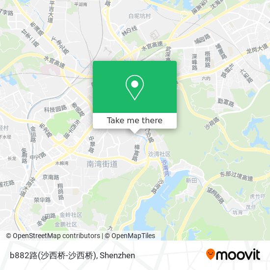 b882路(沙西桥-沙西桥) map