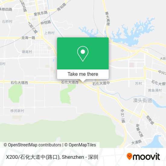 X200/石化大道中(路口) map