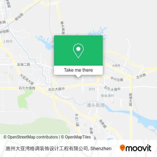 惠州大亚湾格调装饰设计工程有限公司 map