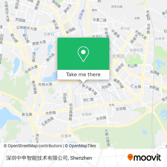 深圳中申智能技术有限公司 map