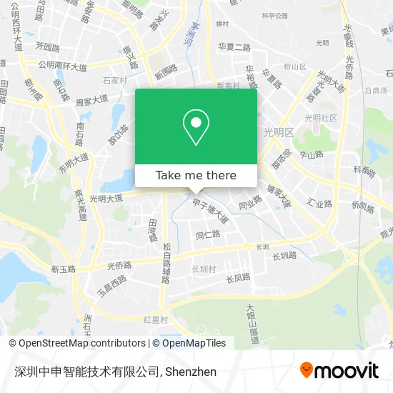 深圳中申智能技术有限公司 map