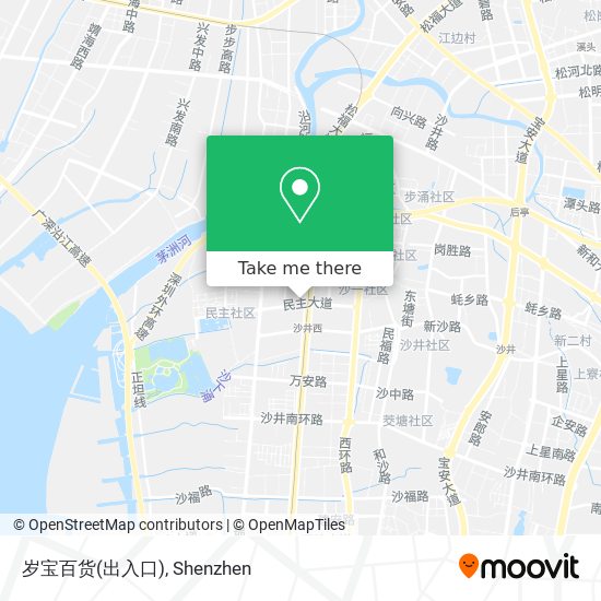 岁宝百货(出入口) map