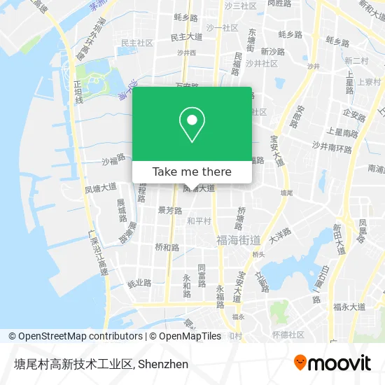 塘尾村高新技术工业区 map