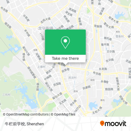 牛栏前学校 map
