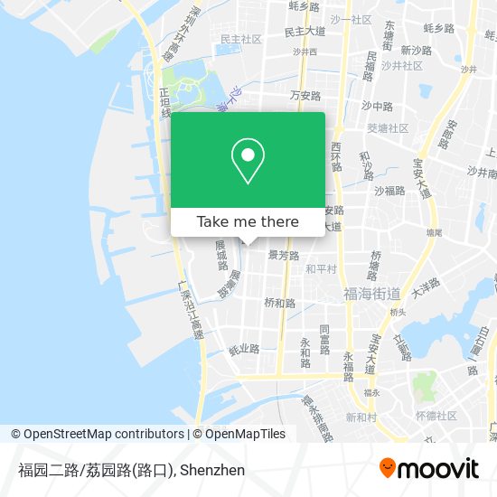 福园二路/荔园路(路口) map
