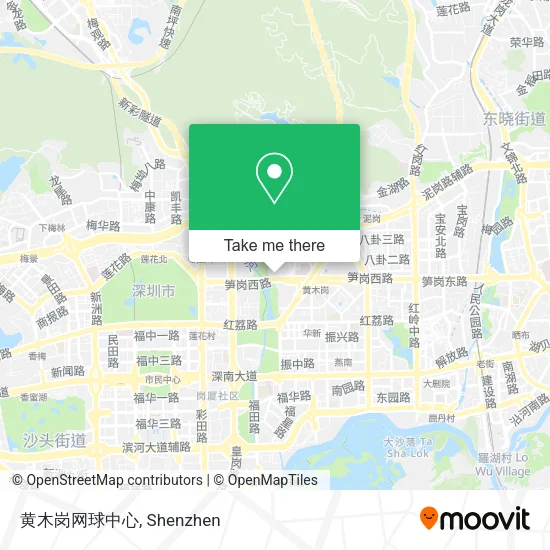 黄木岗网球中心 map