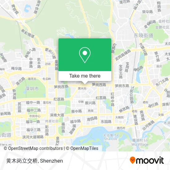 黄木岗立交桥 map