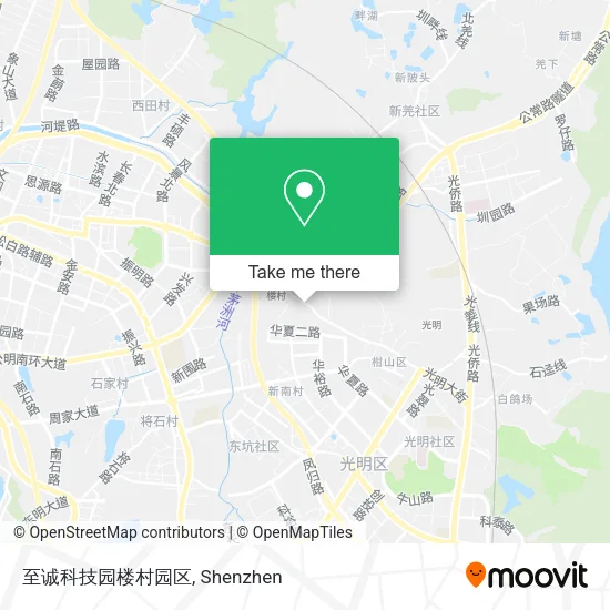 至诚科技园楼村园区 map