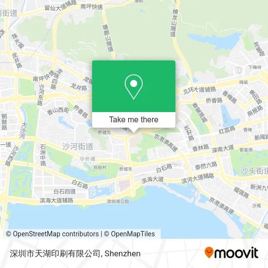 深圳市天湖印刷有限公司 map