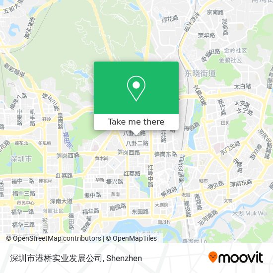 深圳市港桥实业发展公司 map