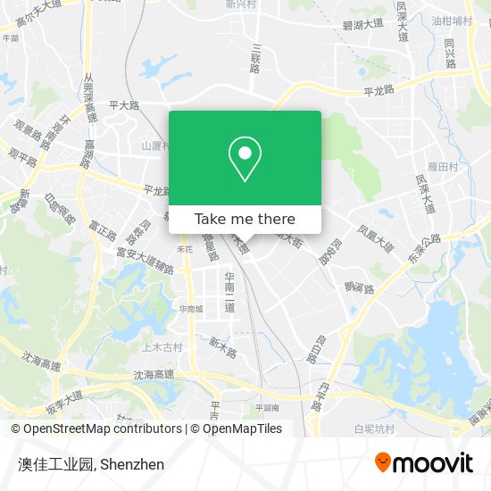 澳佳工业园 map
