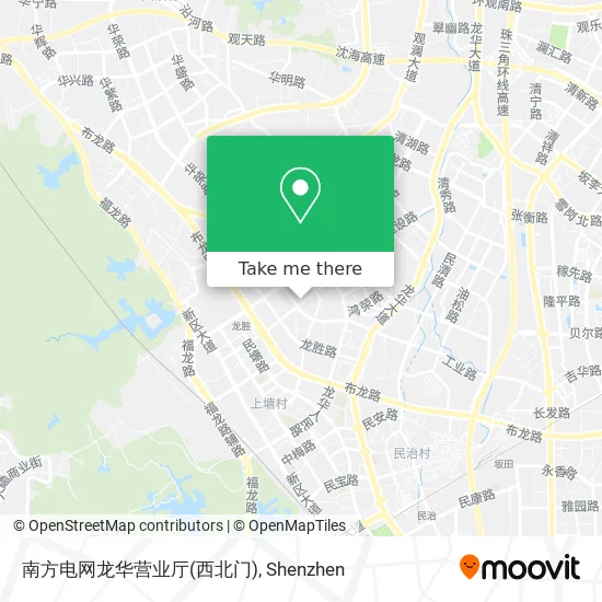 南方电网龙华营业厅(西北门) map