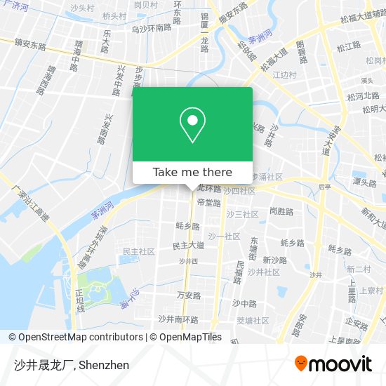 沙井晟龙厂 map