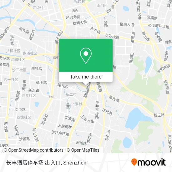 长丰酒店停车场-出入口 map