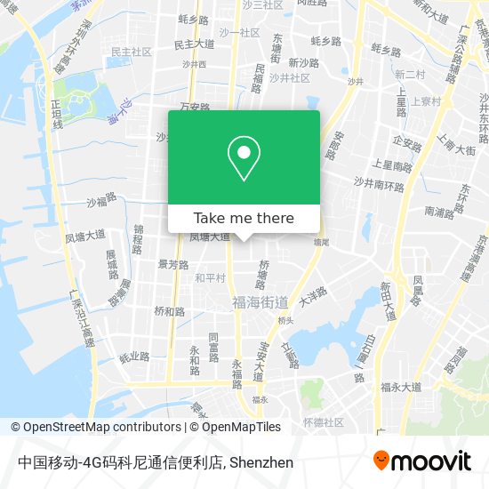 中国移动-4G码科尼通信便利店 map