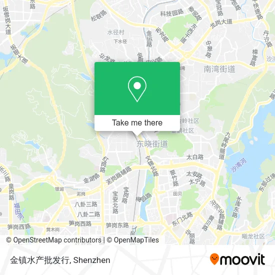 金镇水产批发行 map