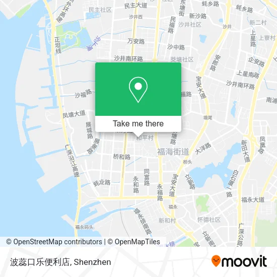 波蕊口乐便利店 map
